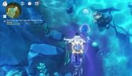 Remove the Bacterial Mat at the other side of the lake (Image via HoYoverse)